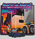 Miami nights sticker