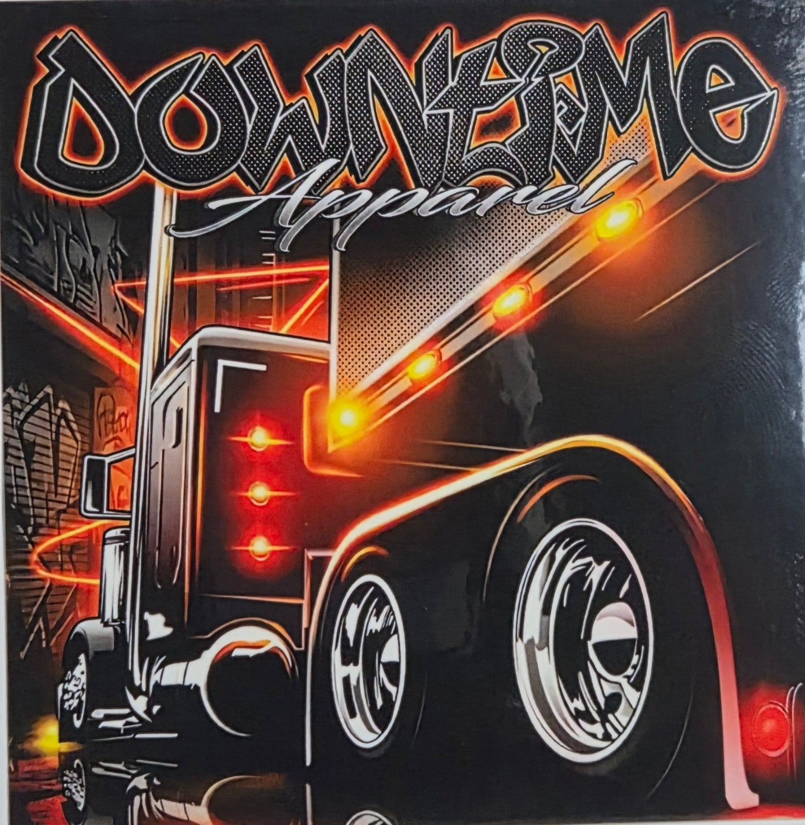 original DOWNTIME sticker